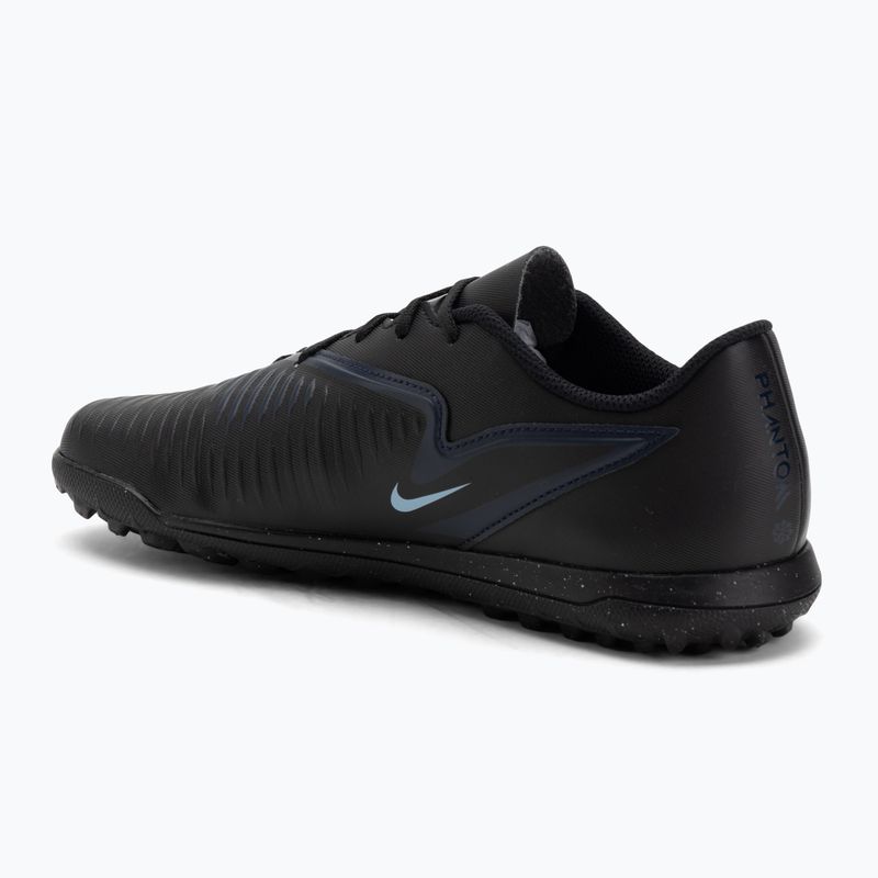 Кросівки футбольні чоловічі Nike Phantom 6 Low Club TF black/black 3