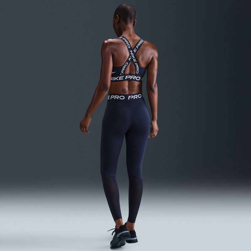 Легінси жіночі Nike Pro 365 Tight midnight navy/white 5