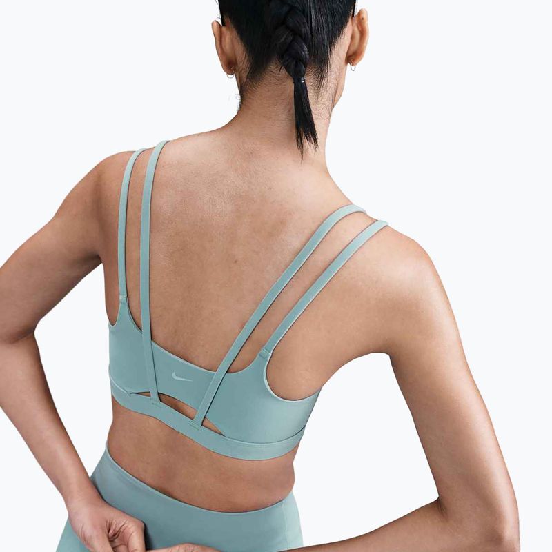 Бюстгальтер для тренувань Nike Zenvy Strappy 017 cannon/white 4