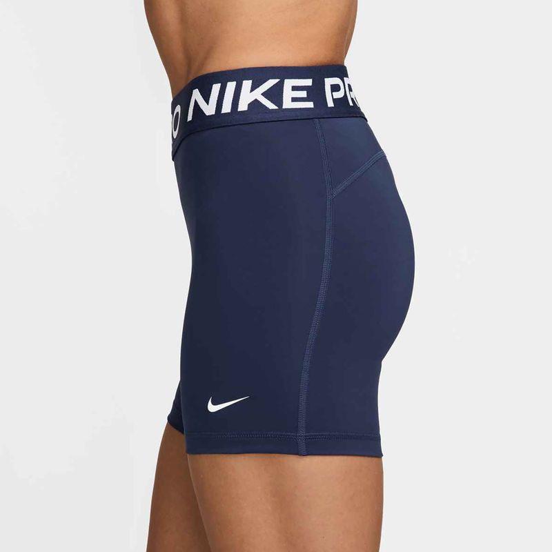 Шорти для тренувань жіночі Nike Pro 365 5" midnight navy/white 3