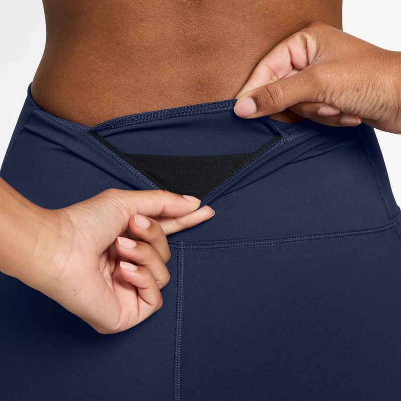 Шорти жіночі Nike One High Waisted 8" Biker midnight navy 4