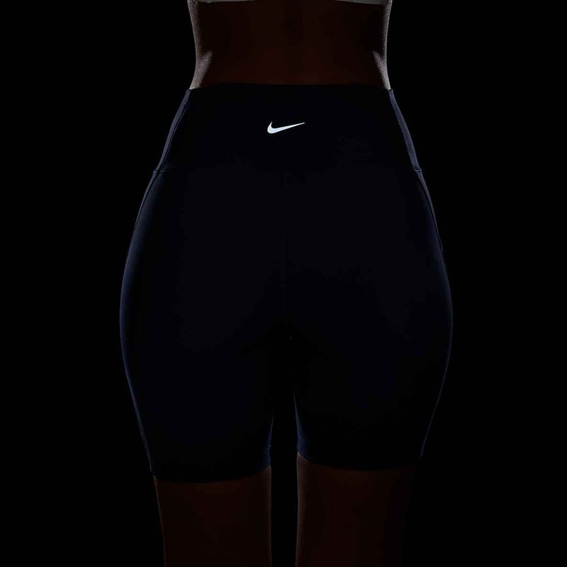 Шорти жіночі Nike One High Waisted 8" Biker midnight navy 14