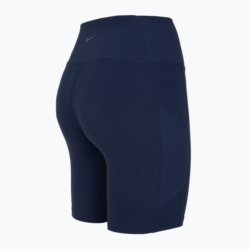 Шорти жіночі Nike One High Waisted 8" Biker midnight navy 8