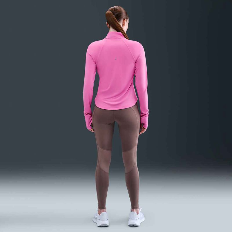 Кофта для бігу жіноча Nike Tempo Dri-Fit 1 / 4 Zip playful pink 6