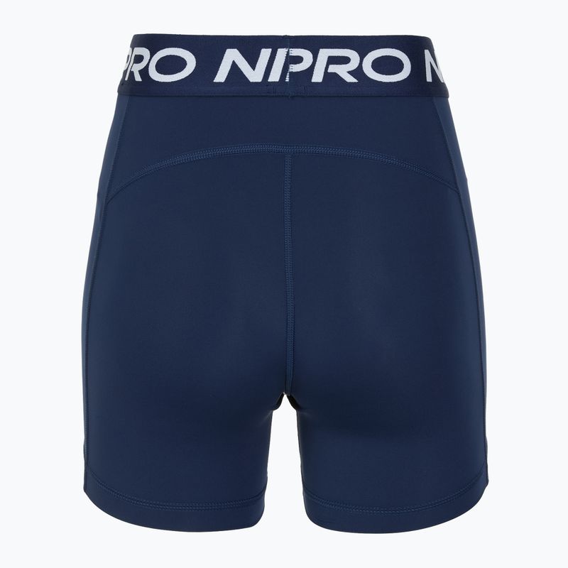 Шорти для тренувань жіночі Nike Pro 365 5" midnight navy/white 6