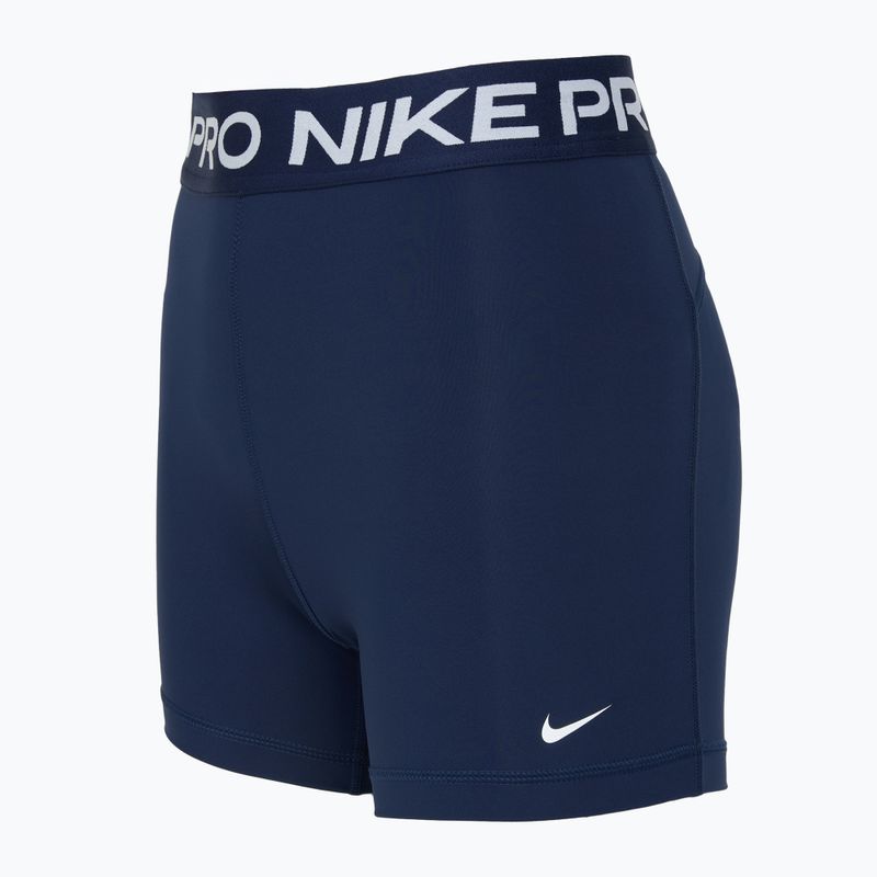 Шорти для тренувань жіночі Nike Pro 365 5" midnight navy/white 7