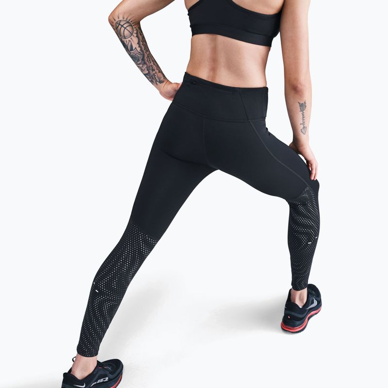 Жіночі легінси для бігу Nike Flash Tempo High-Waisted 7/8 black 5