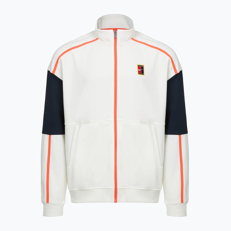 Кофта тенісна чоловіча Nike Court Heritage sail/turf orange 6
