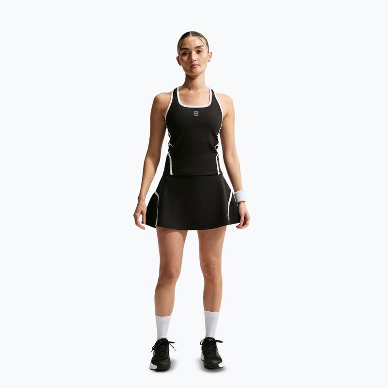 Спідниця тенісна Nike Court Advantage Dri-Fit High Waisted black/white 2
