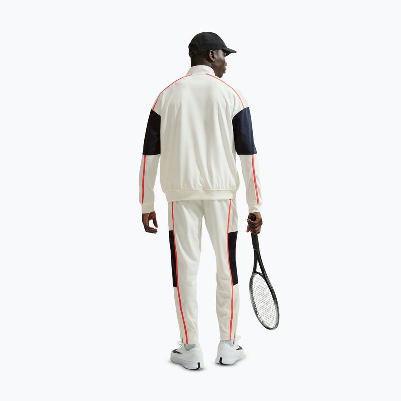 Кофта тенісна чоловіча Nike Court Heritage sail/turf orange 3