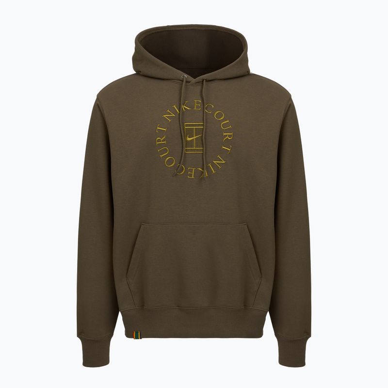 Кофта тенісна чоловіча Nike Court Dri-Fit Heritage French Terry Hoodie dark hazel/saffron quartz 4