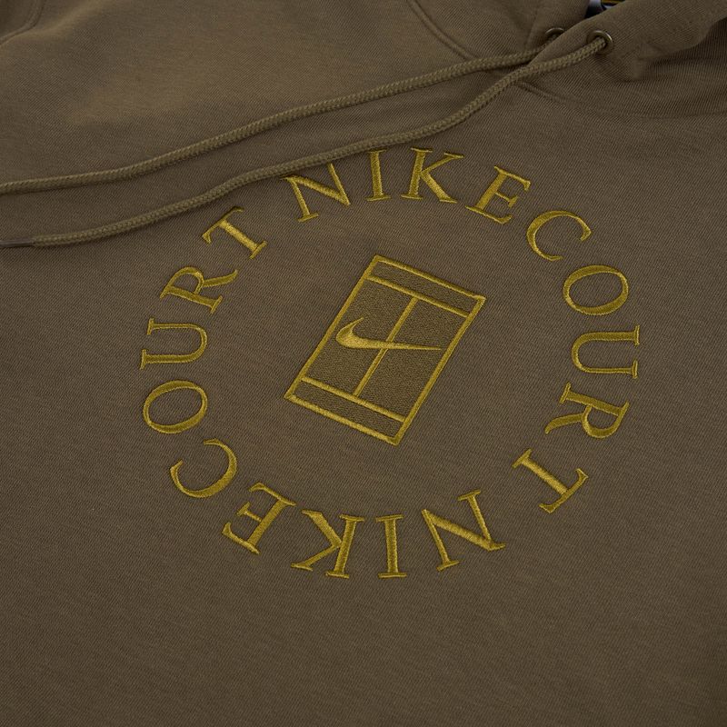 Кофта тенісна чоловіча Nike Court Dri-Fit Heritage French Terry Hoodie dark hazel/saffron quartz 7