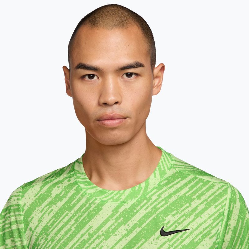 Футболка тенісна чоловіча Nike Court Dri-Fit Victory Print mean green/black 3