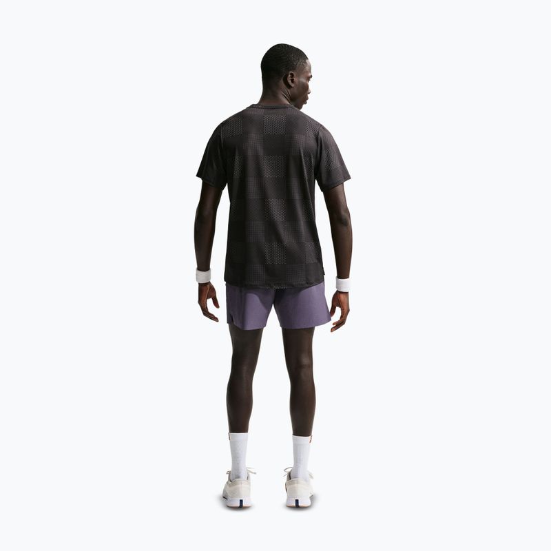Шорти тенісні чоловічі Nike Court Advantage Dri-Fit 6" dark raisin/white 3