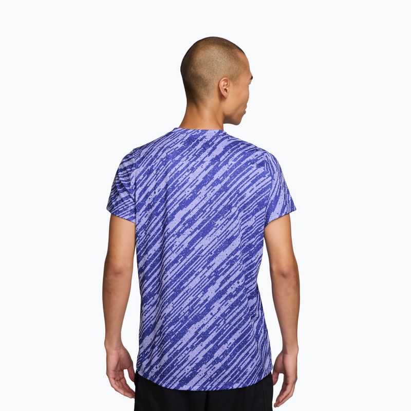 Футболка тенісна чоловіча Nike Court Dri-Fit Victory Print lapis/white 2