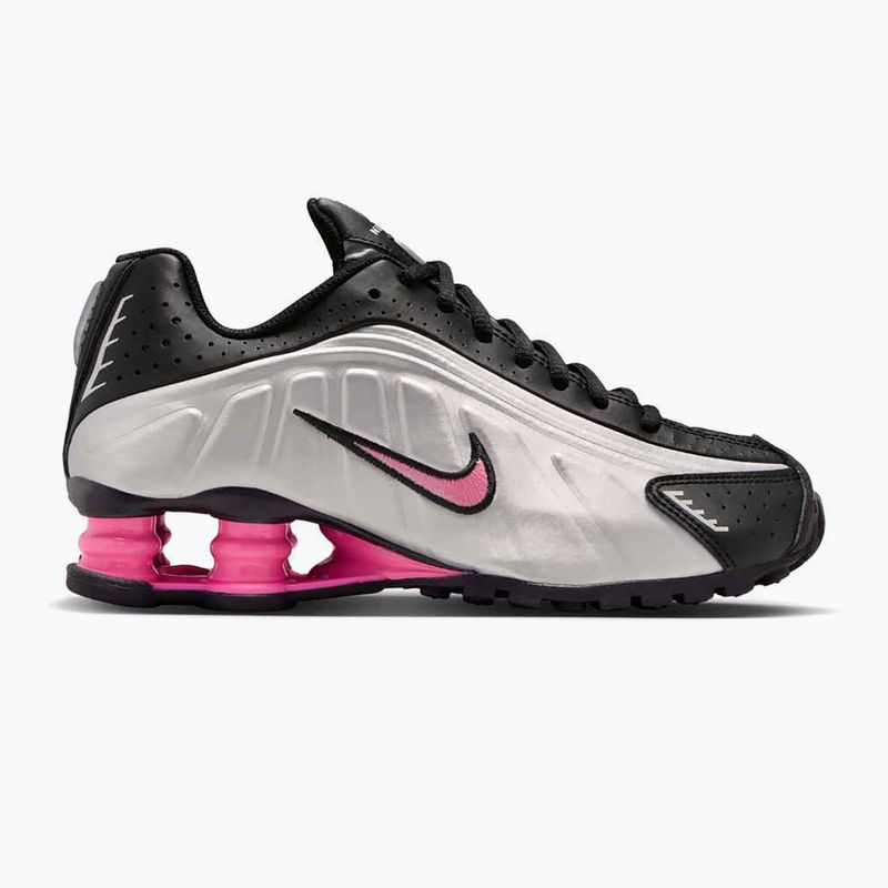 Взуття Nike Shox R4 black/pinksicle/metallic silver 8