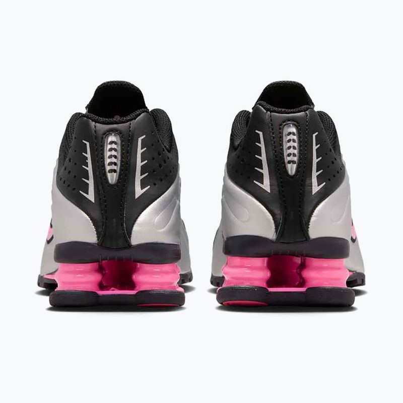 Взуття Nike Shox R4 black/pinksicle/metallic silver 11