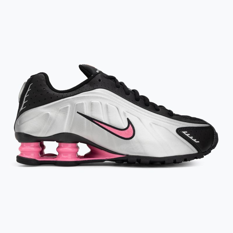 Взуття Nike Shox R4 black/pinksicle/metallic silver 2