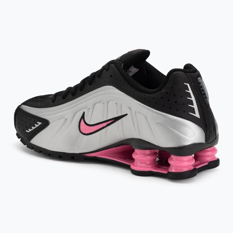 Взуття Nike Shox R4 black/pinksicle/metallic silver 3