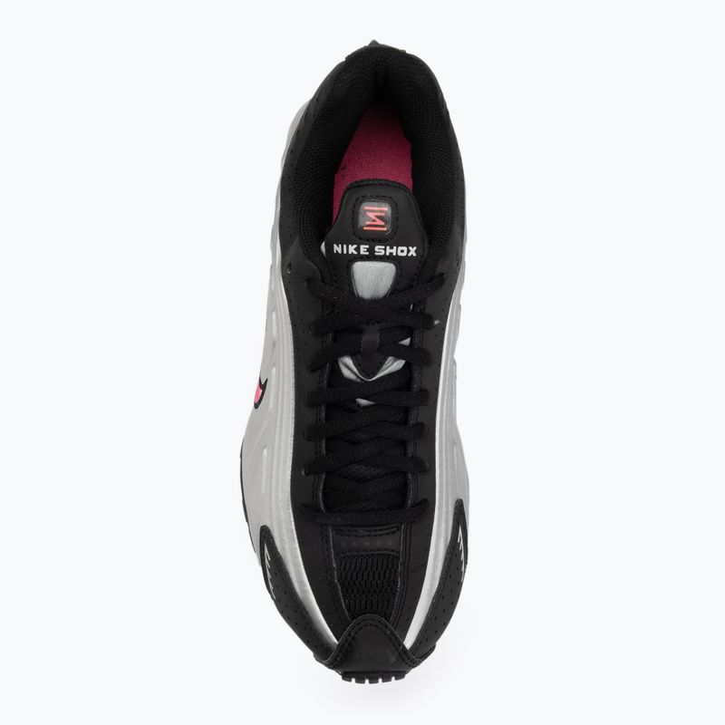 Взуття Nike Shox R4 black/pinksicle/metallic silver 5