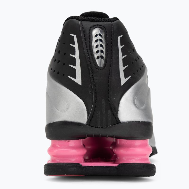 Взуття Nike Shox R4 black/pinksicle/metallic silver 6