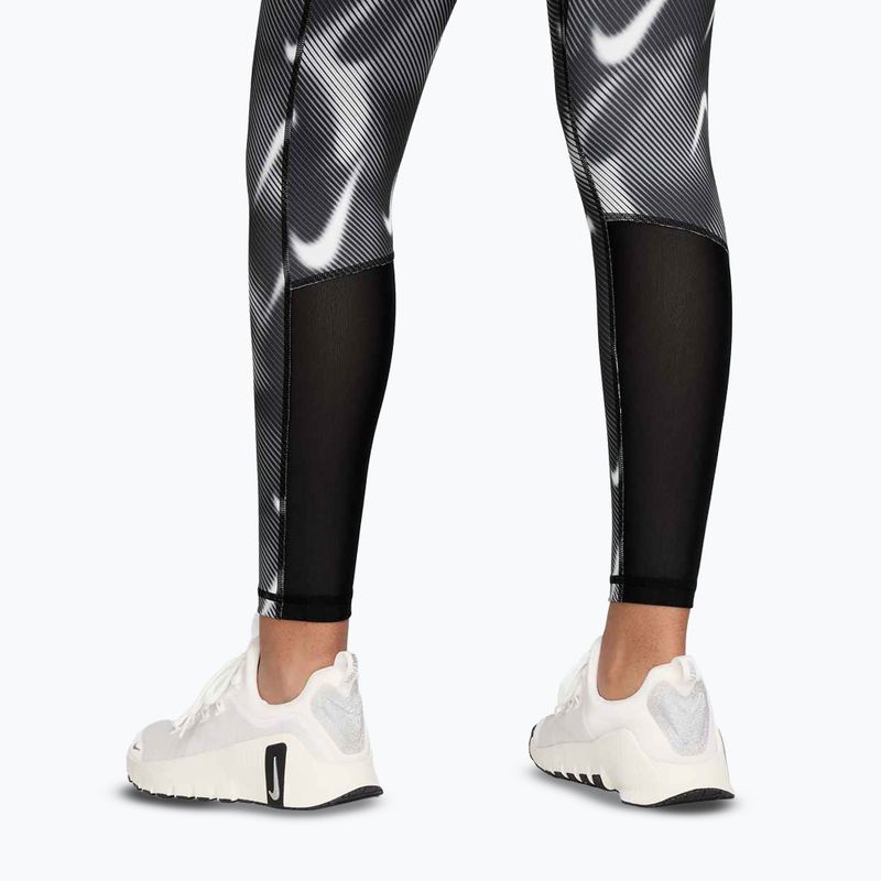 Легінси для тренувань жіночі Nike Pro Mid-Rise 7/8 black/white/white 5