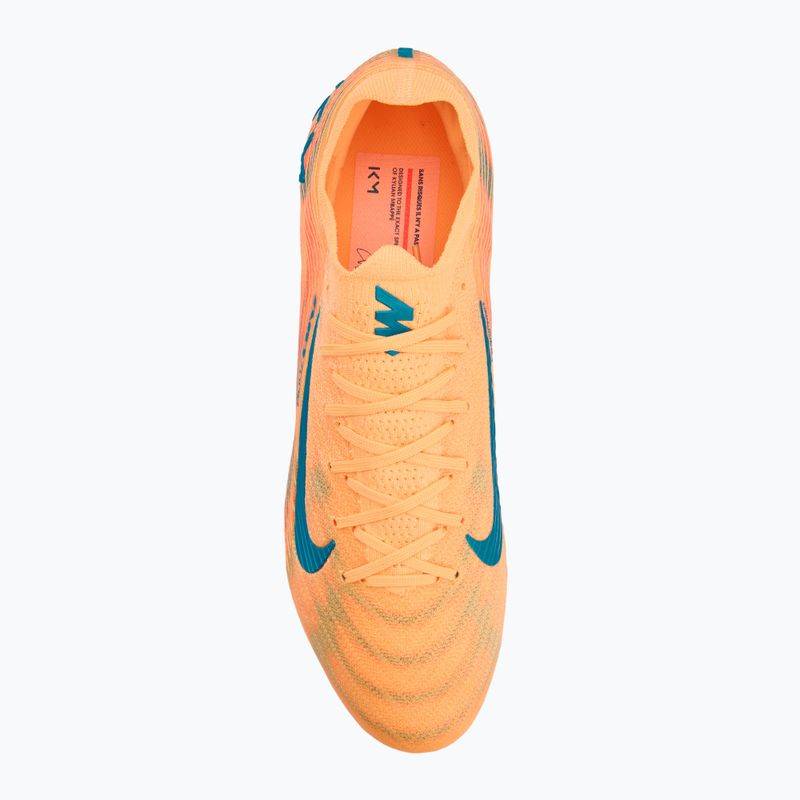 Кросівки футбольні чоловічі Nike Zoom Vapor 16 Elite Kylian Mbappe AG-Pro melon tint/igloo/neo turquoise 5