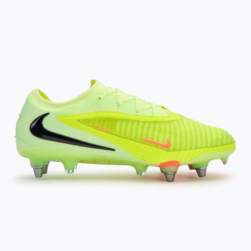 Кросівки футбольні чоловічі Nike Phantom 6 Low Elite SG-Pro hyper crimson/limelight/black 2