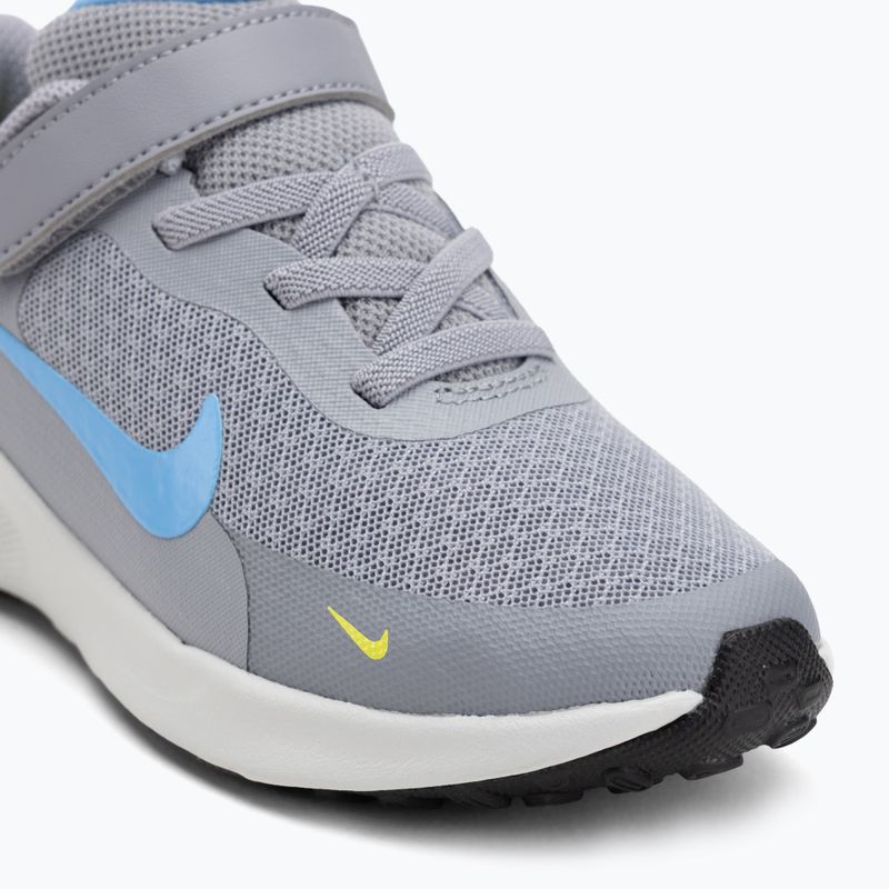 Кросівки дитячі Nike Revolution 7 cement grey/university blue/light carbon 7