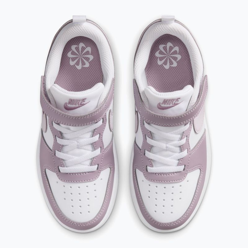 Взуття дитяче Nike Court Borough Low Recraft white/plum fog/white/venice 4