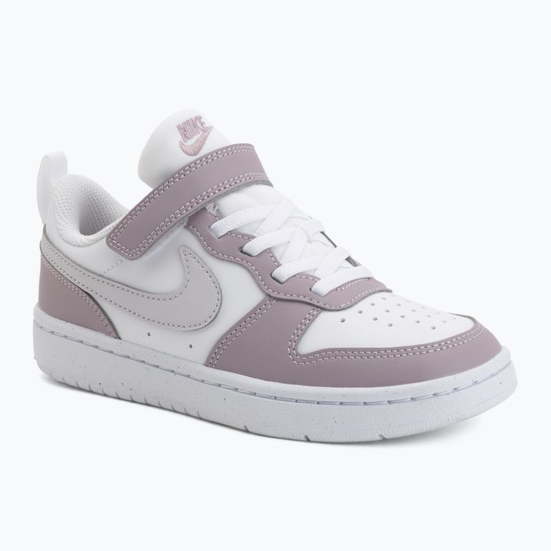 Взуття дитяче Nike Court Borough Low Recraft white/plum fog/white/venice