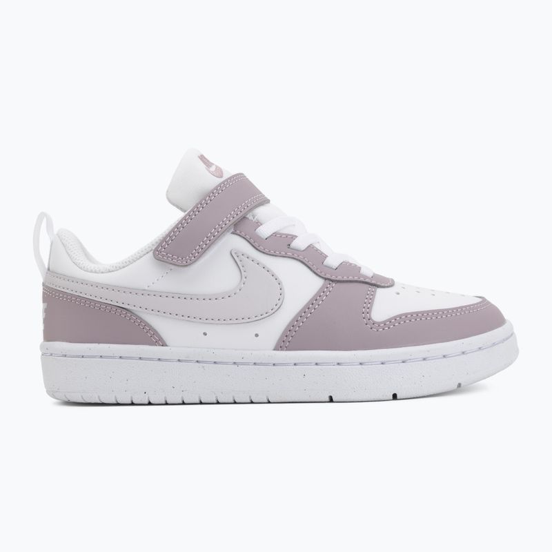 Взуття дитяче Nike Court Borough Low Recraft white/plum fog/white/venice 2