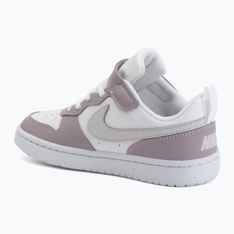 Взуття дитяче Nike Court Borough Low Recraft white/plum fog/white/venice 3