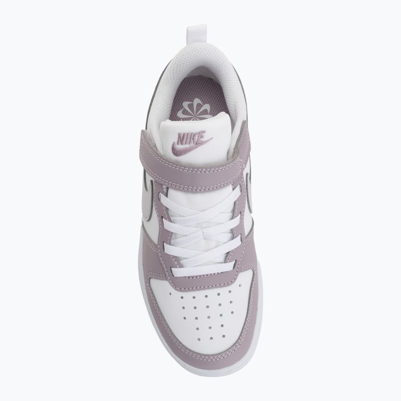 Взуття дитяче Nike Court Borough Low Recraft white/plum fog/white/venice 5