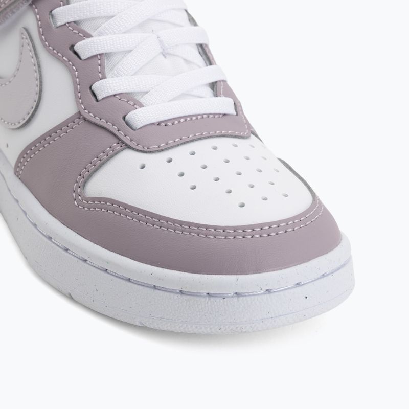 Взуття дитяче Nike Court Borough Low Recraft white/plum fog/white/venice 7