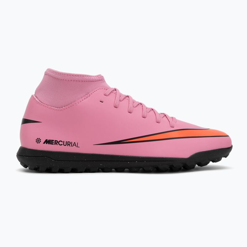 Кросівки футбольні чоловічі Nike Mercurial Superfly 10 Club TF magic flamingo/black/total crimson 2