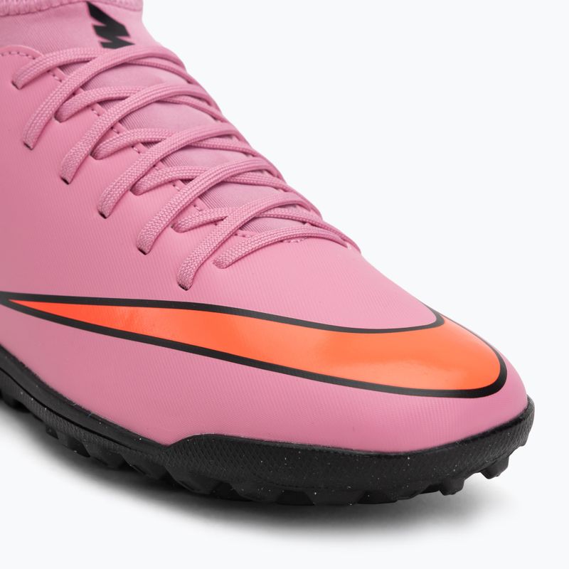 Кросівки футбольні чоловічі Nike Mercurial Superfly 10 Club TF magic flamingo/black/total crimson 7