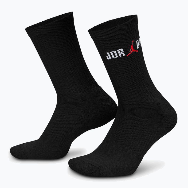 Шкарпетки Nike Jordan Everyday Crew 1 para black/white/university red