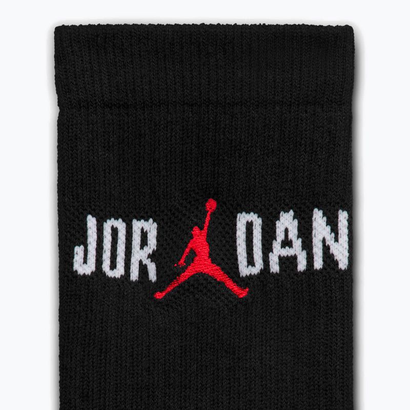 Шкарпетки Nike Jordan Everyday Crew 1 para black/white/university red 4