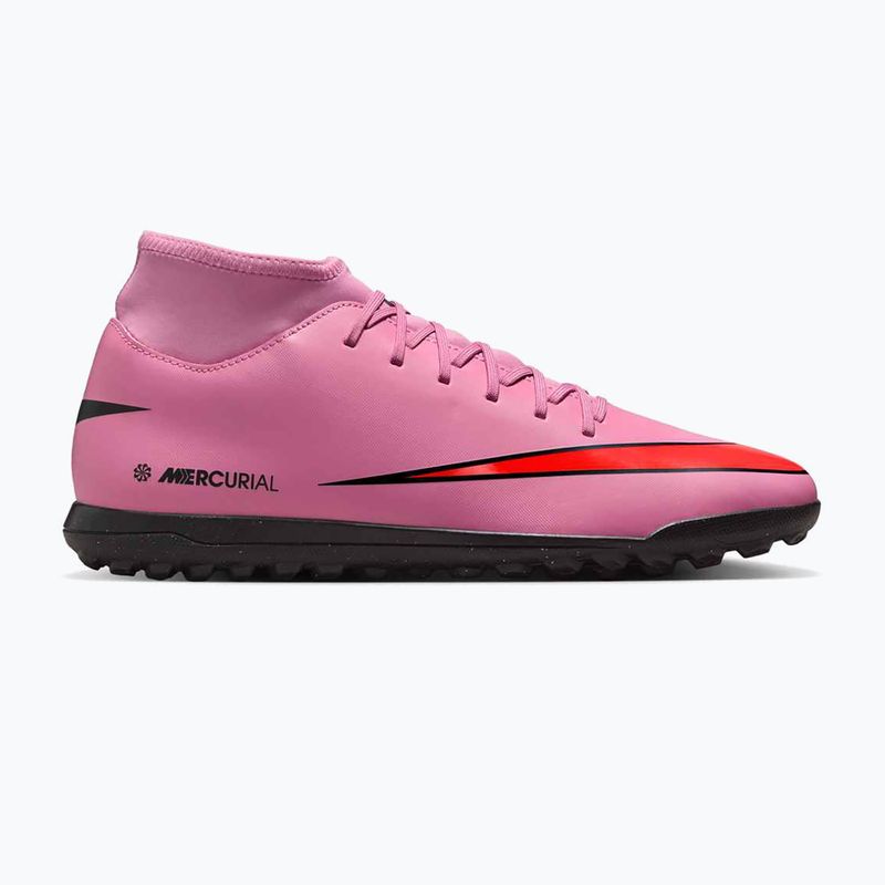 Кросівки футбольні чоловічі Nike Mercurial Superfly 10 Club TF magic flamingo/black/total crimson