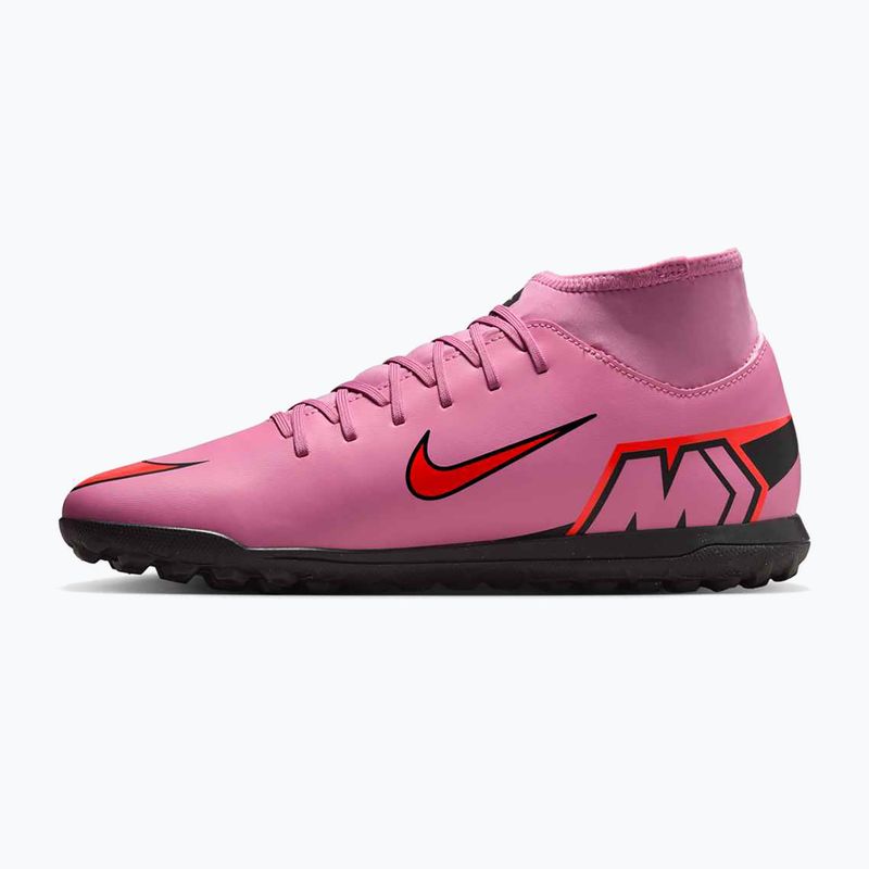 Кросівки футбольні чоловічі Nike Mercurial Superfly 10 Club TF magic flamingo/black/total crimson 2
