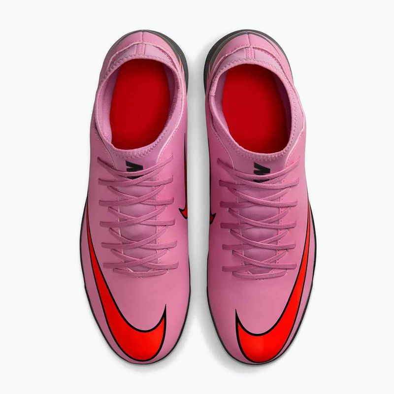 Кросівки футбольні чоловічі Nike Mercurial Superfly 10 Club TF magic flamingo/black/total crimson 6