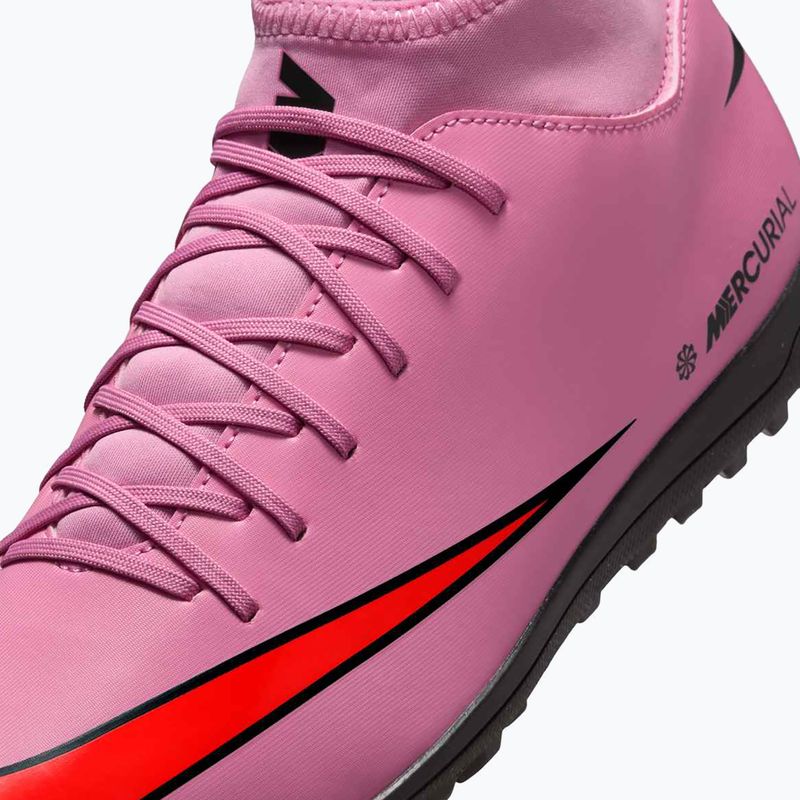 Кросівки футбольні чоловічі Nike Mercurial Superfly 10 Club TF magic flamingo/black/total crimson 7