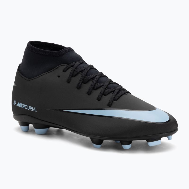 Кросівки футбольні чоловічі Nike Mercurial Superfly 10 Club FG/MG black/ice blue