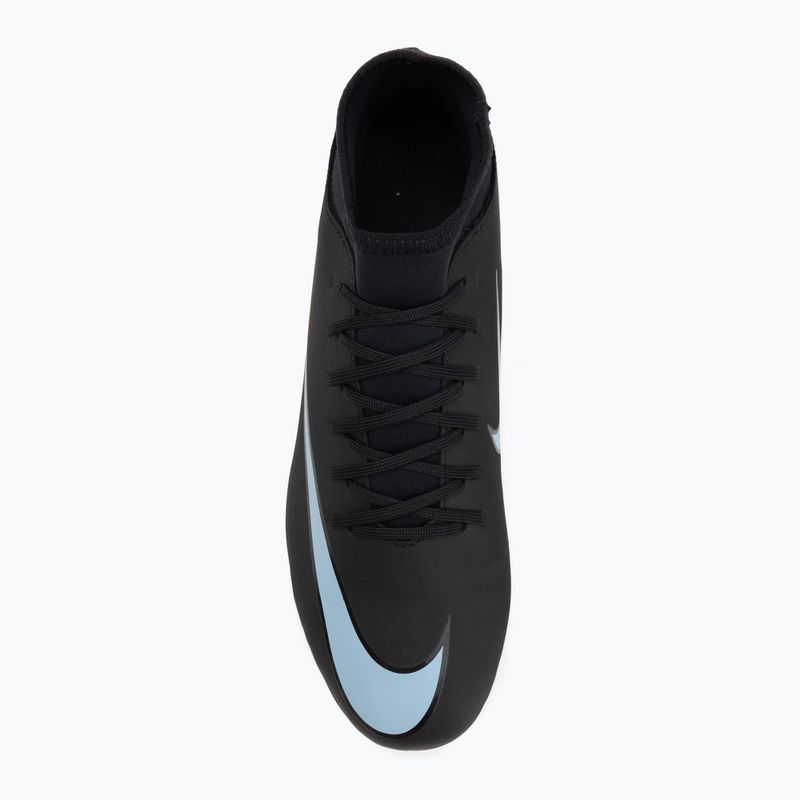 Кросівки футбольні чоловічі Nike Mercurial Superfly 10 Club FG/MG black/ice blue 5