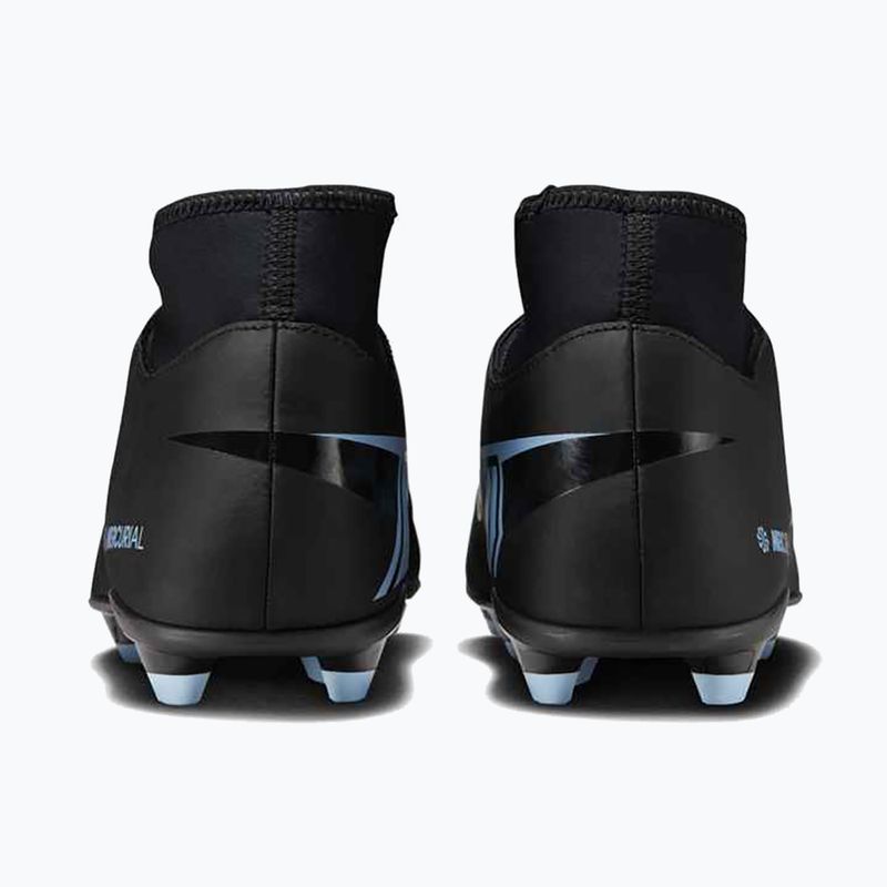 Кросівки футбольні чоловічі Nike Mercurial Superfly 10 Club FG/MG black/ice blue 4