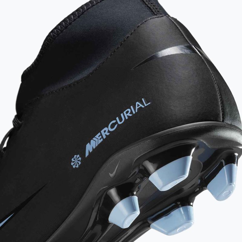 Кросівки футбольні чоловічі Nike Mercurial Superfly 10 Club FG/MG black/ice blue 7