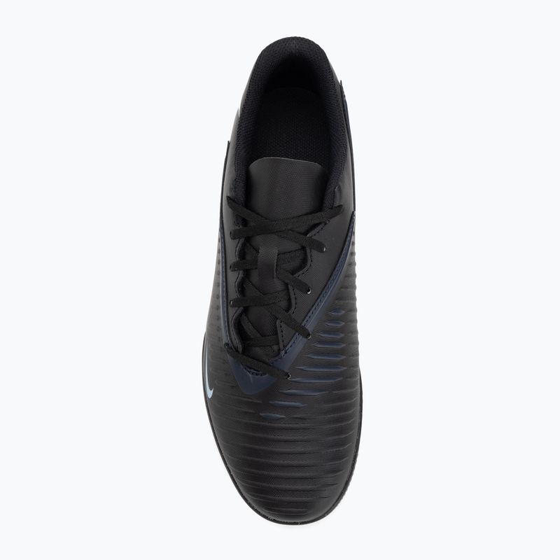 Кросівки футбольні чоловічі Nike Phantom 6 Low Club IC black/black 5