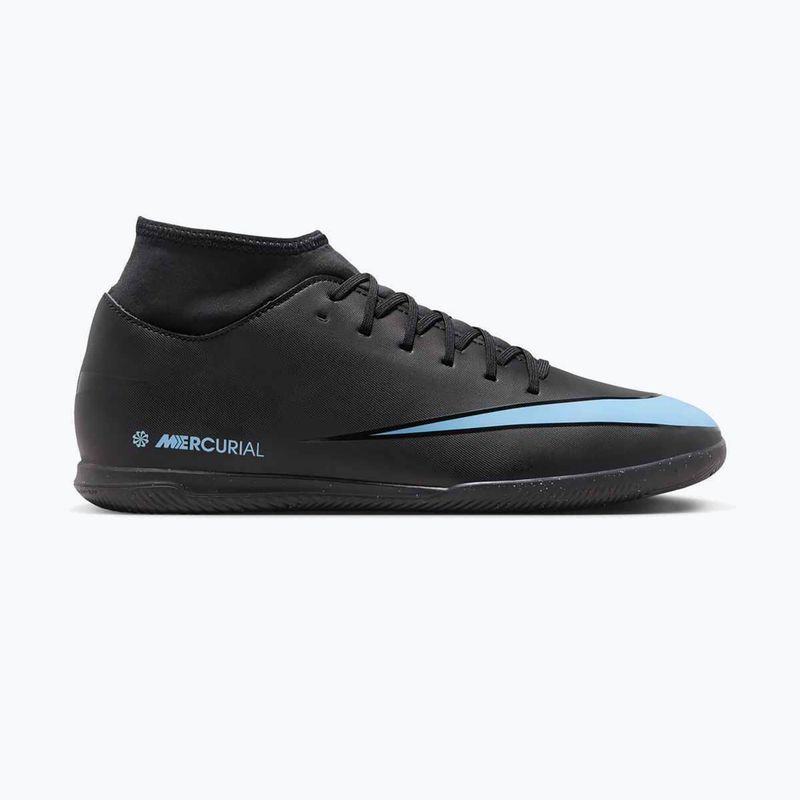 Кросівки футбольні чоловічі Nike Mercurial Superfly 10 Club IC black/ice blue 8