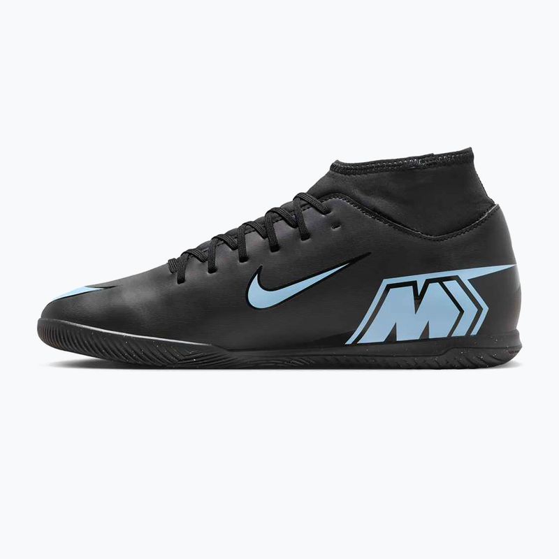 Кросівки футбольні чоловічі Nike Mercurial Superfly 10 Club IC black/ice blue 9
